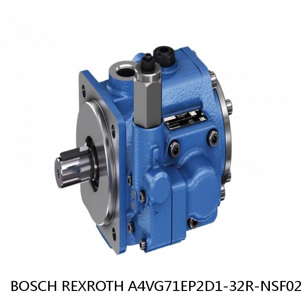 A4VG71EP2D1-32R-NSF02F021S BOSCH REXROTH A4VG VARIABLE DISPLACEMENT PUMPS