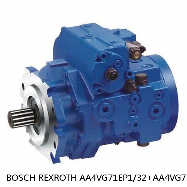 AA4VG71EP1/32+AA4VG71EP1/32 -E BOSCH REXROTH A4VG VARIABLE DISPLACEMENT PUMPS