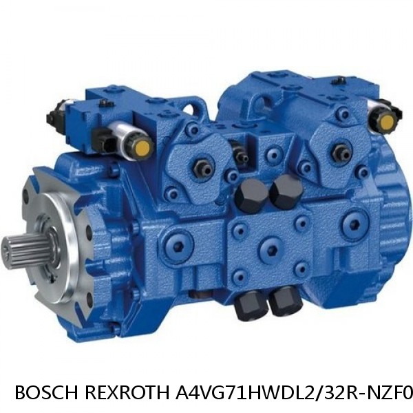 A4VG71HWDL2/32R-NZF02F021S-S BOSCH REXROTH A4VG VARIABLE DISPLACEMENT PUMPS