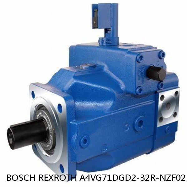 A4VG71DGD2-32R-NZF02F011S BOSCH REXROTH A4VG VARIABLE DISPLACEMENT PUMPS